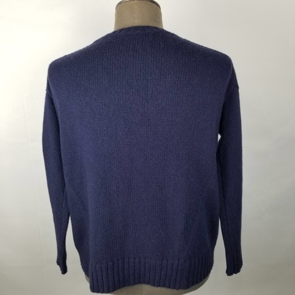 J. CREW- Mens Medium Crewneck Sweater- Super Soft- Blue - Picture 4 of 7